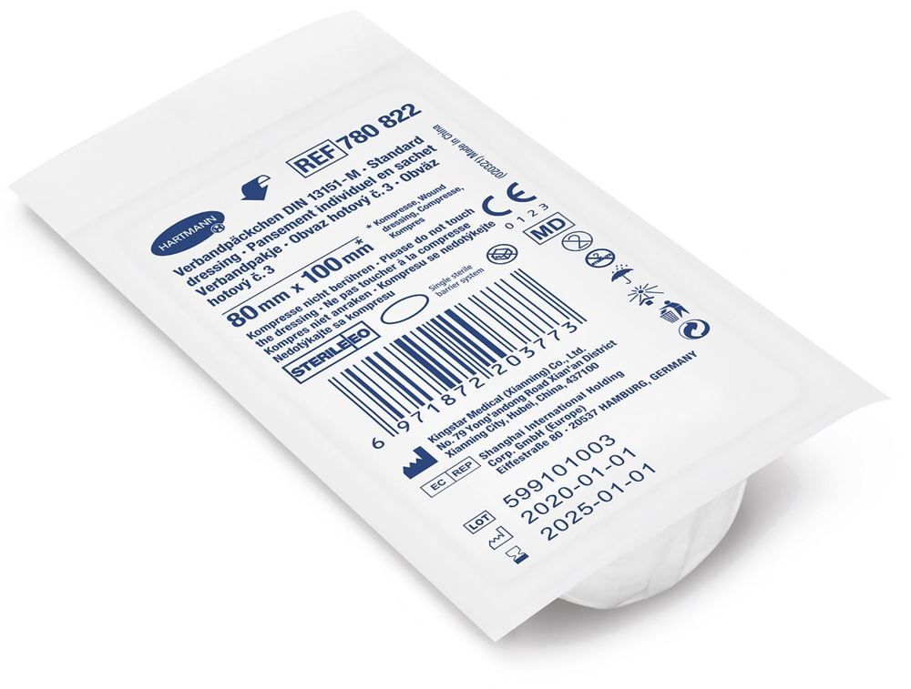 IVF Verbandpäckchen steril mittel DIN 13151-M