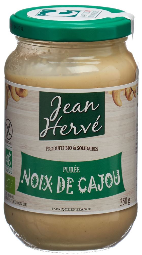 Jean Hervé Cashewnussmus ohne Zucker 350 g