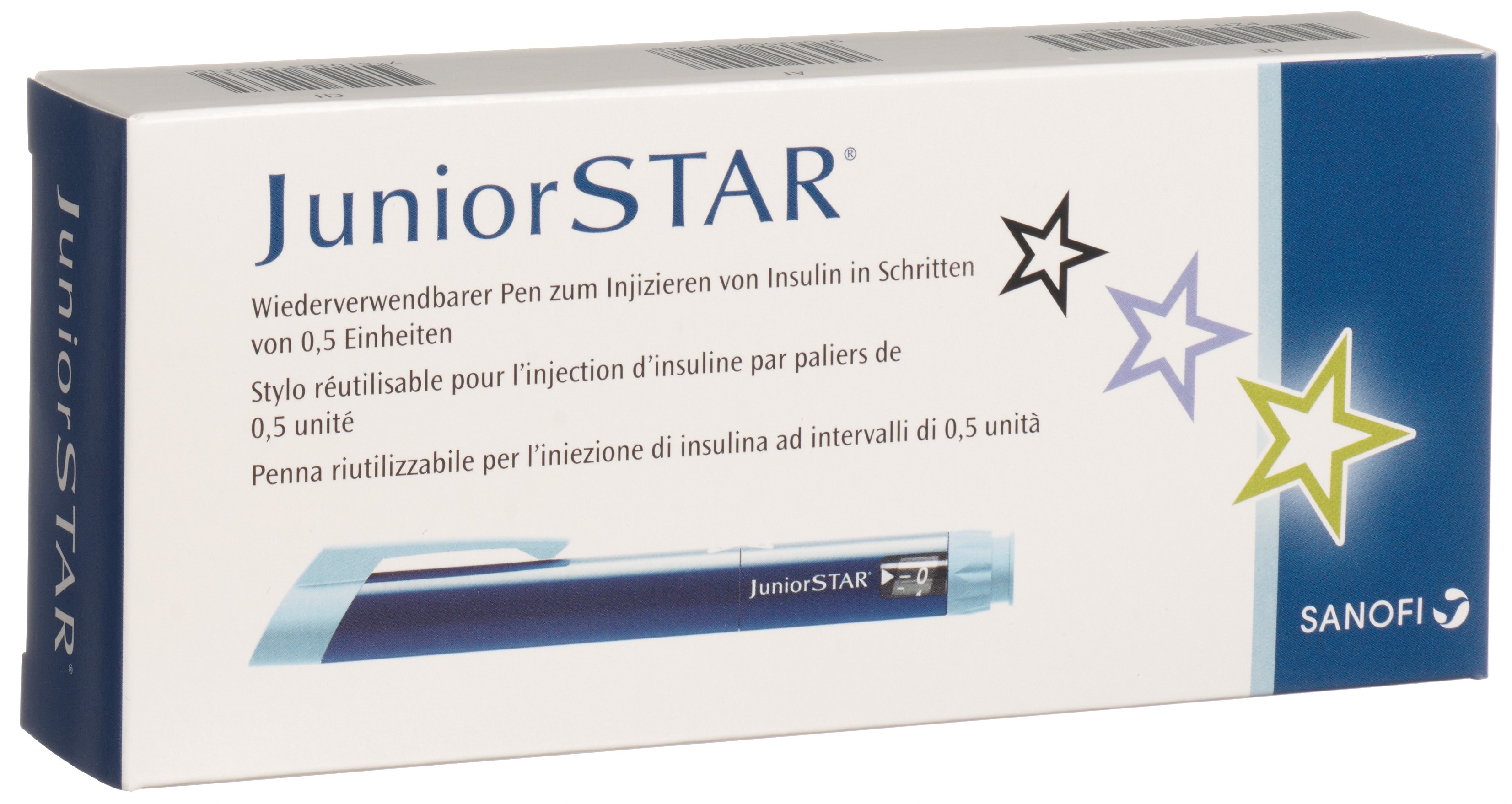 JuniorStar Lantus/Apidra/Insuman Insulinpen blau