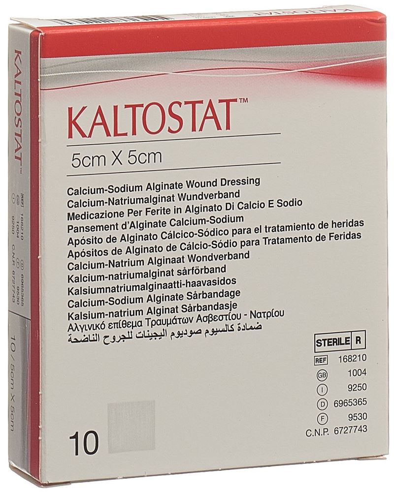 Kaltostat Kompressen 5x5cm steril 10 Stk
