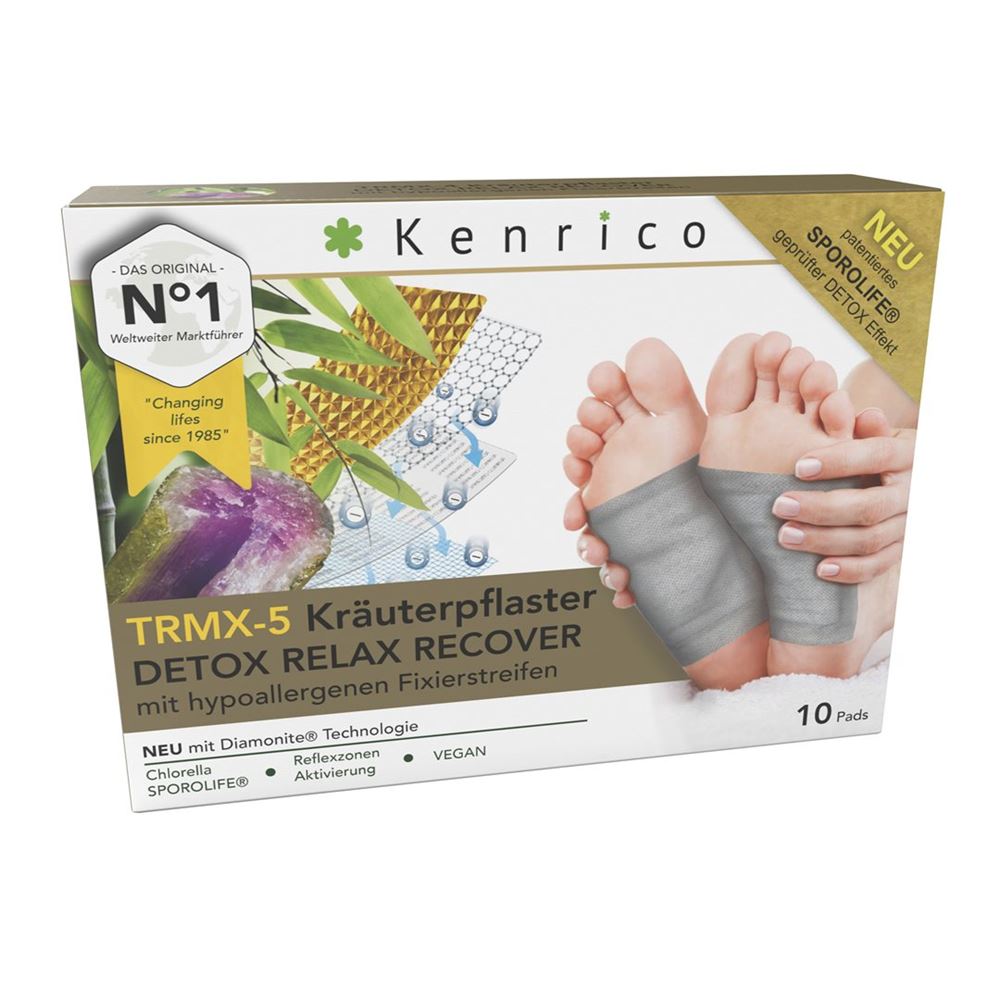 Kenrico Kräuterpflaster Trmx-5 Detox 10 Stk