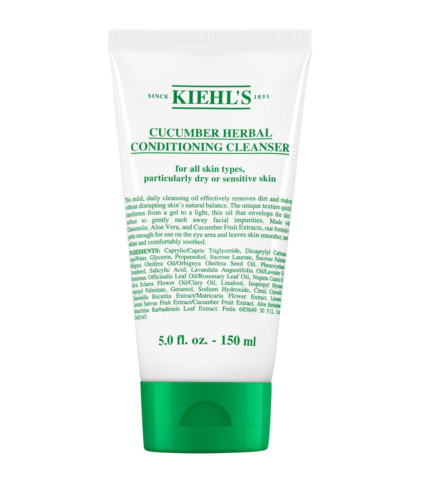 Kiehl's Cucumber Herbal Conditioning Cleanser Tb 150 ml