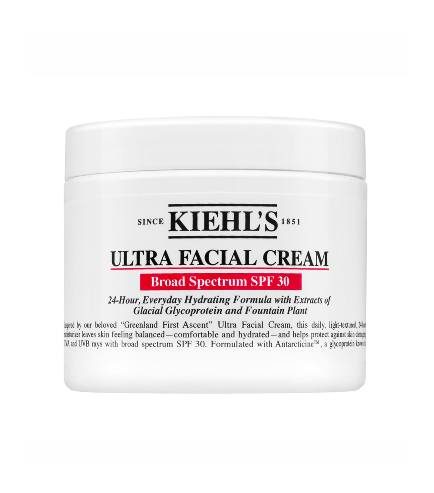 Kiehl's Ultra Facial Cream Spf30 Glas 50 ml