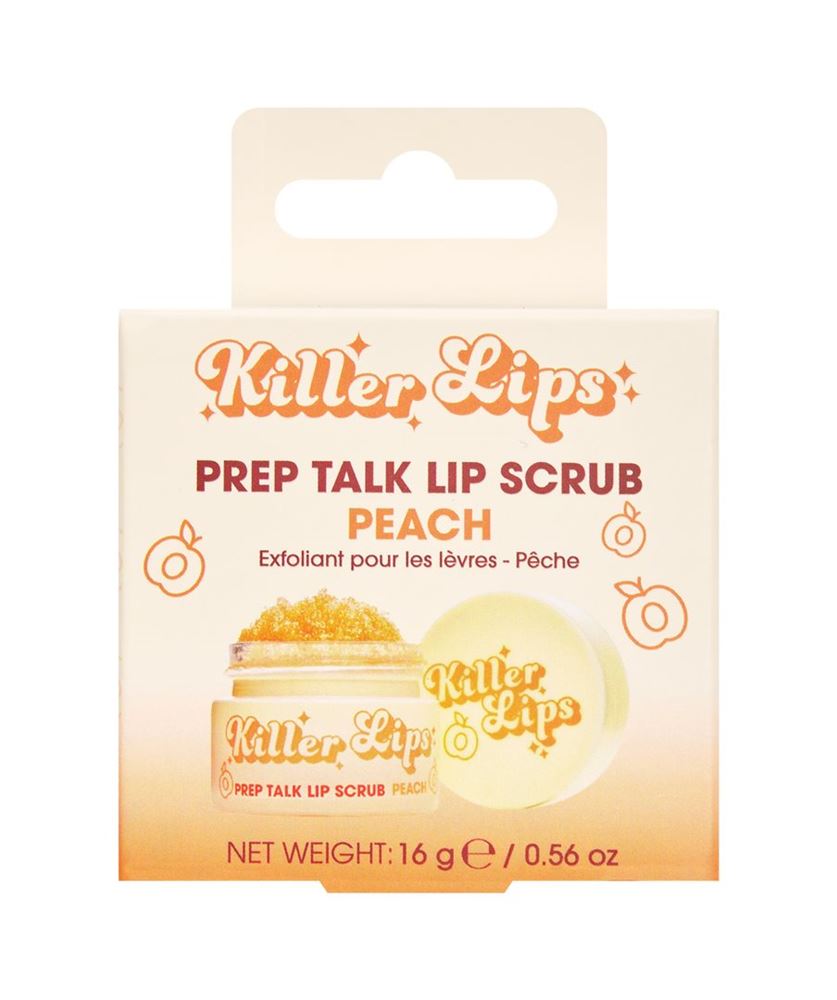 Killer Lips Prep Talk Lip Scrub Peach Ds 16 g