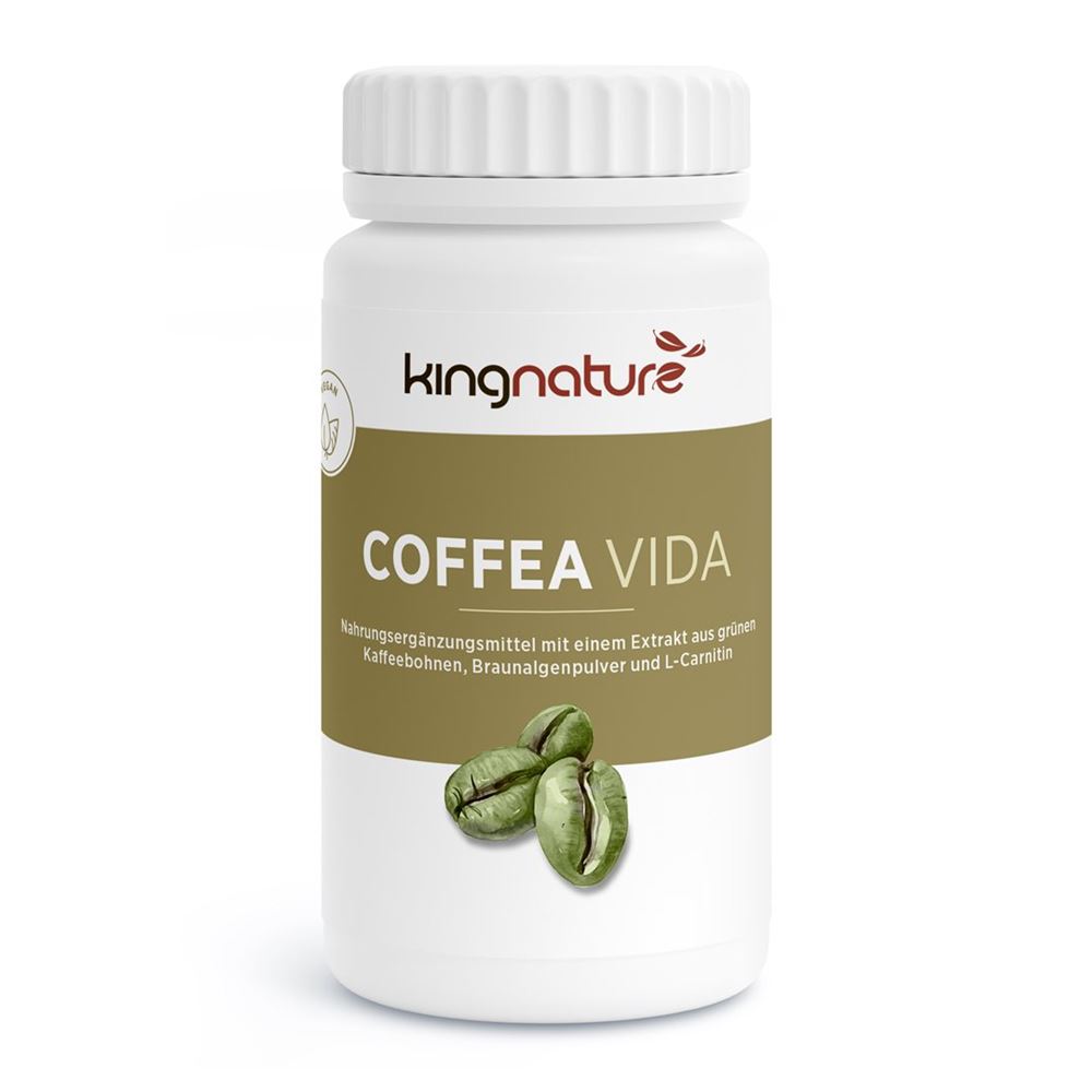 Kingnature Coffea Vida Kaps 200 mg Grüner Kaffe-Extrakt Ds 60 Stk