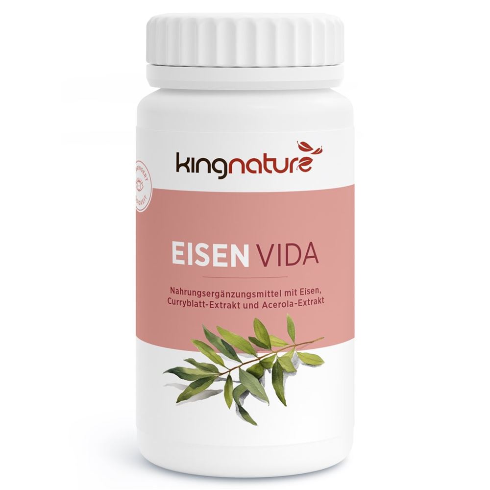 Kingnature Eisen Vida Kaps 21 mg Ds 100 Stk