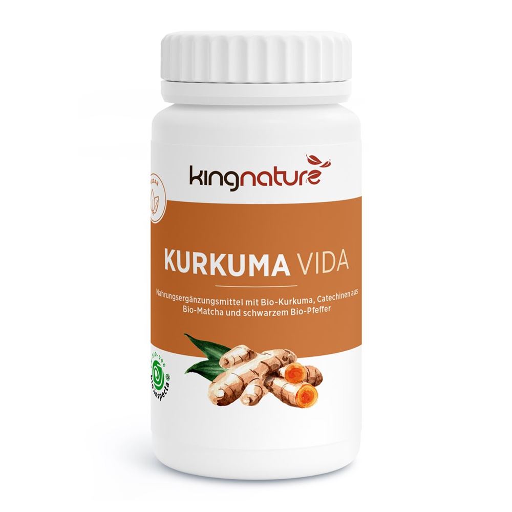 Kingnature Kurkuma Vida (Bio) Kapseln 72 Stück