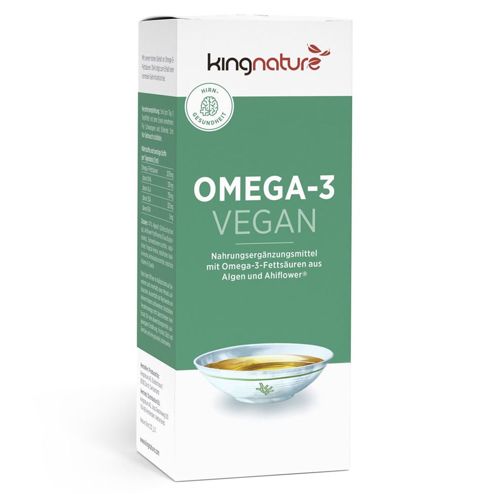 Kingnature Omega-3 vegan liq Fl 150 ml
