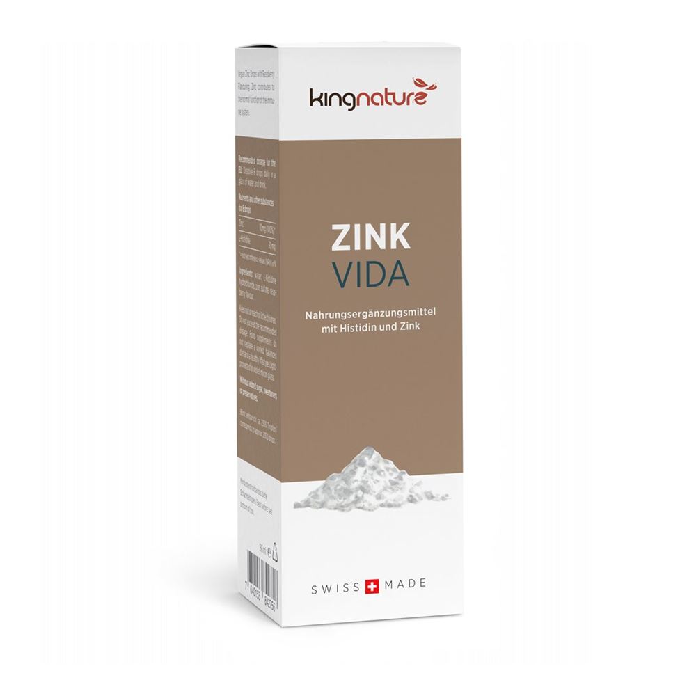 kingnature Zink Vida Tropfen Pip Fl 98 ml