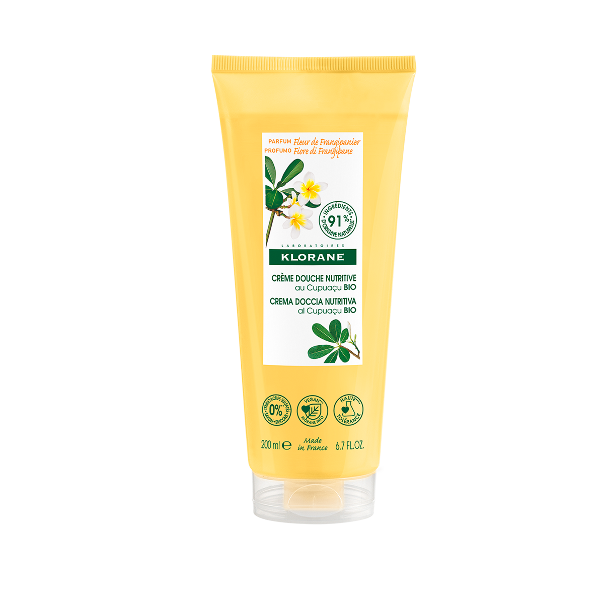 Klorane Duschcreme Frangipanblüte 200 ml