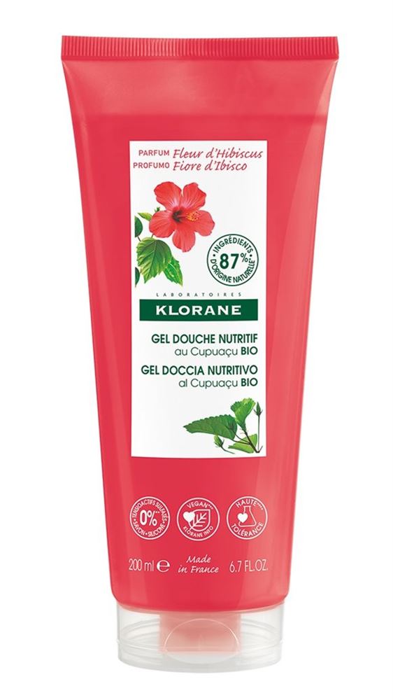 Klorane Duschgel Hibiskusblüte 200 ml