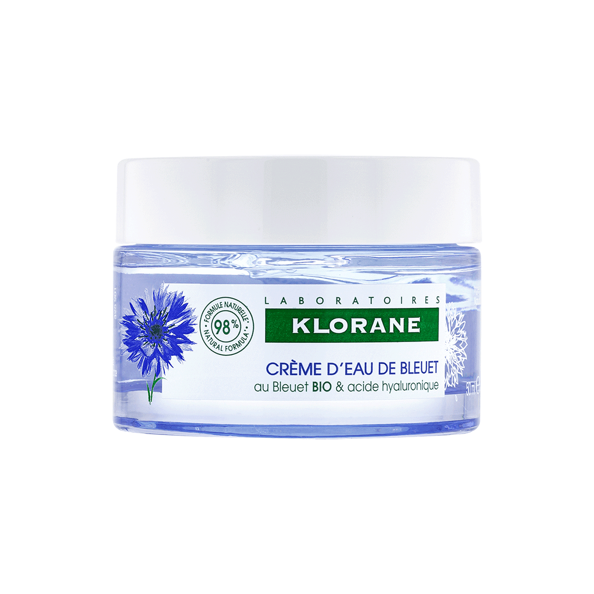 Klorane Feuchtigkeitscreme Bleuet Bio 50 ml