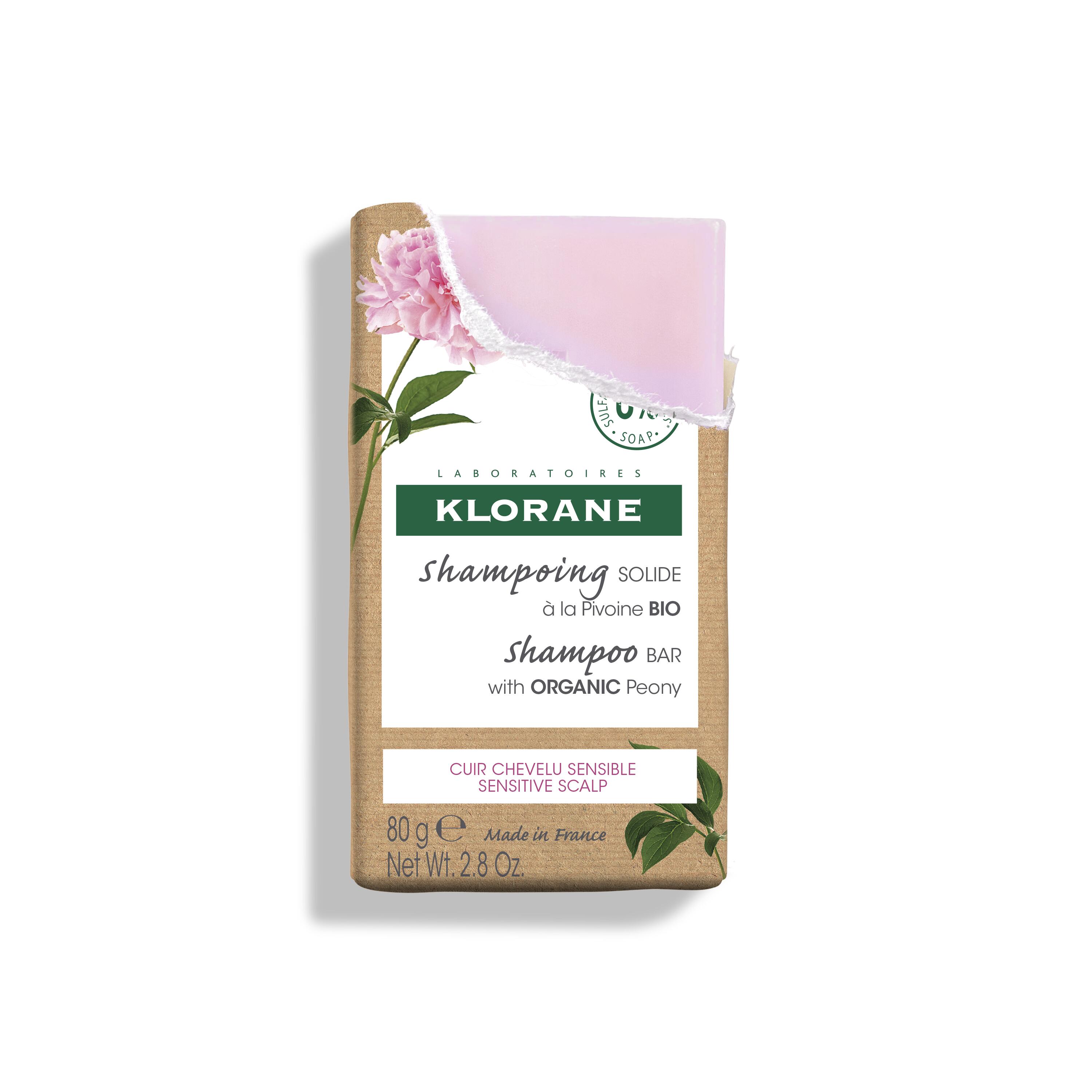 Klorane Shampoo-Bar Pfingstrose Bio 80 g