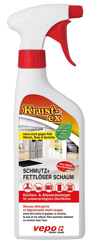 Krust EX Schmutz+Fettlöser antibakteriell 360° Vapo 500 ml