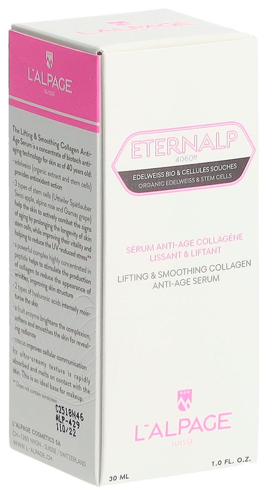 L'alpage Eternalp 4060m Anti Age Lifting-Serum Kollagen glättend 30 ml