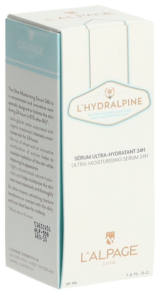 L’alpage L’Hydralpine Serum 24h ultra-feuchtigkeitsspendend 30 ml