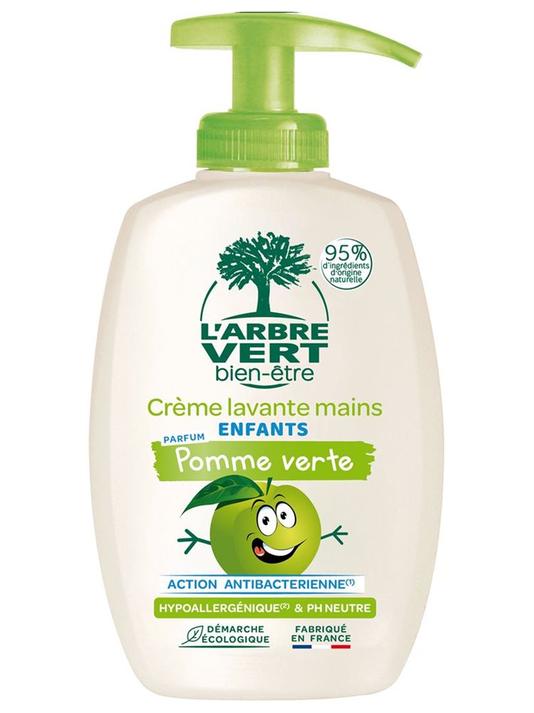 L’arbre Vert Flüssigseife Kinder Grüner Apfel französisch Disp 300 ml