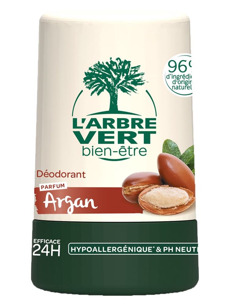 L'arbre Vert Öko Deodorant Roll-on Argan & Hamamelis 50 ml