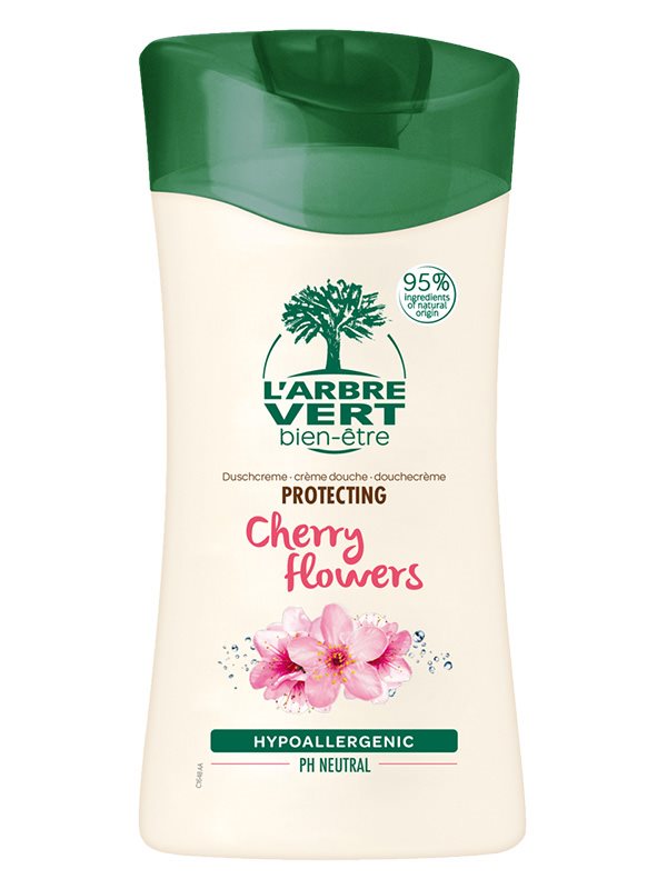 L’arbre Vert Öko Duschcreme Kirschblüten deutsch/französisch Fl 250 ml