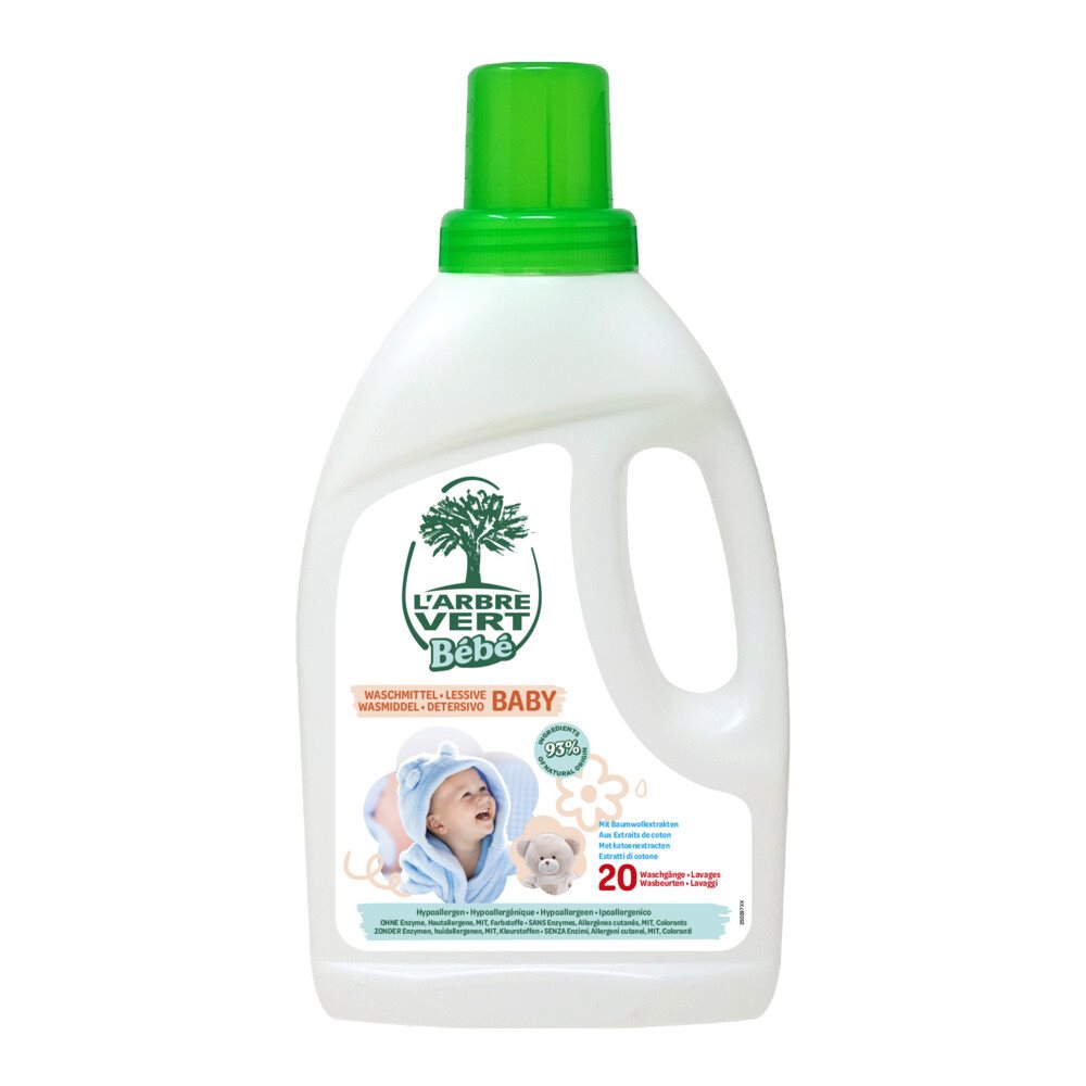 L'arbre Vert Öko Flüssigwaschmittel Baby Fl 1.2 lt