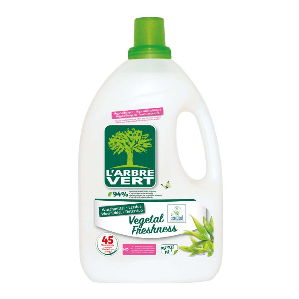 L'arbre Vert Öko Flüssigwaschmittel Vegetal Freshness Fl 2.025 lt