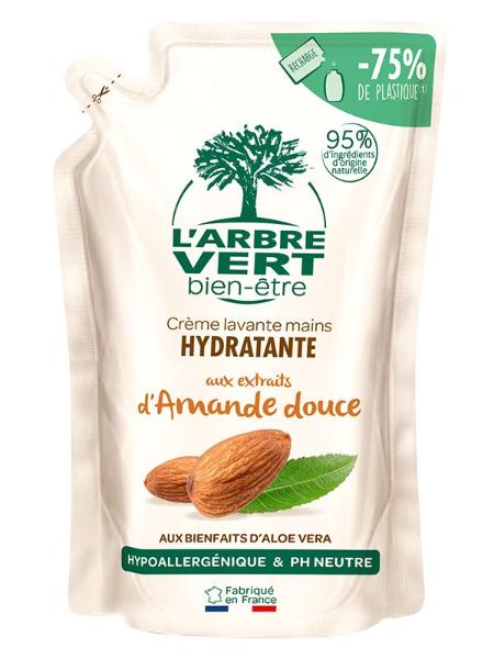 L’Arbre Vert Öko Refill Handseife Liq Mit Bio Süssmandel Französisch Beutel 300 ml