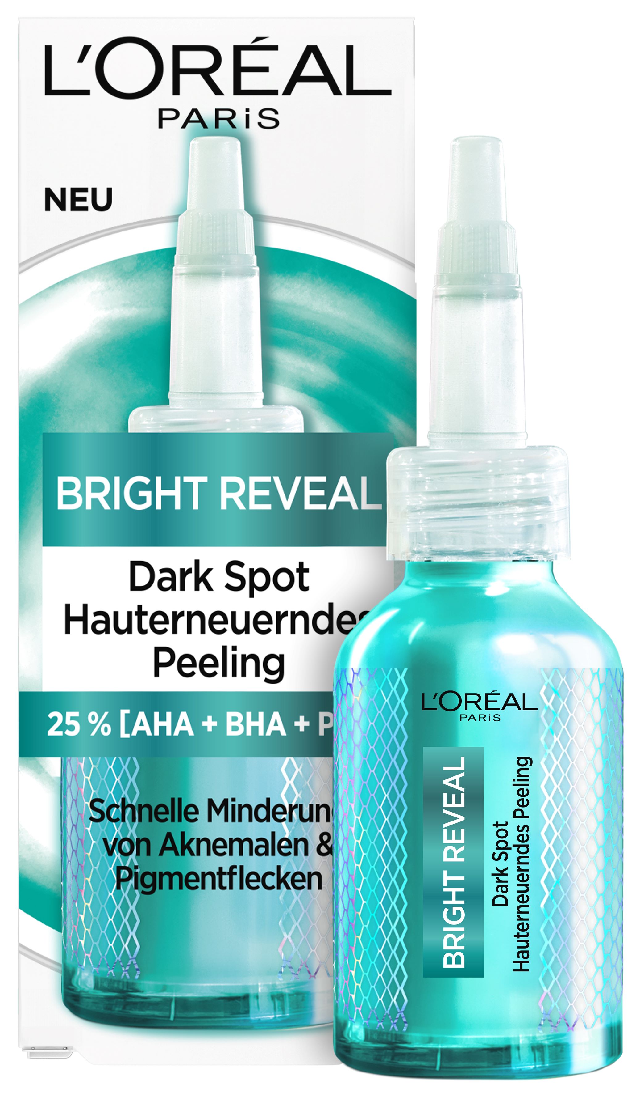 L’Oréal Paris Bright Reveal Dark Spot Hauterneuerndes Peeling 25% AHA + BHA + PHA 25 ml