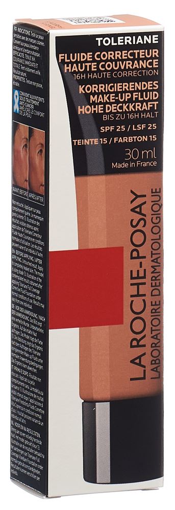 LA Roche-Posay Toleriane fond de teint fluide 15 Tb 30 ml