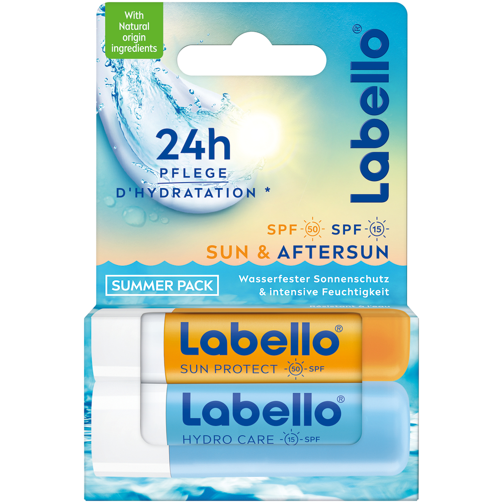 Labello Sun & Hydro Summerpack 2 Stick 4.8 g