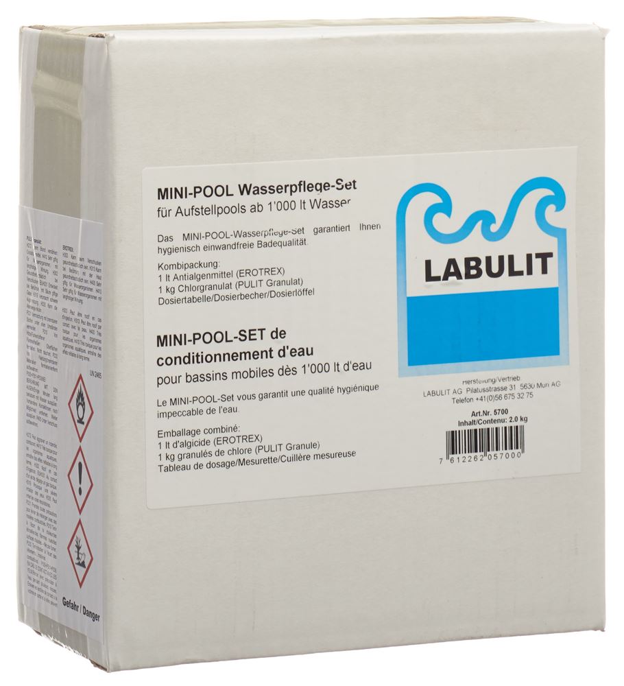 Labulit Mini Pool Pflegeset mit Pulit G/Erotrex 2 kg