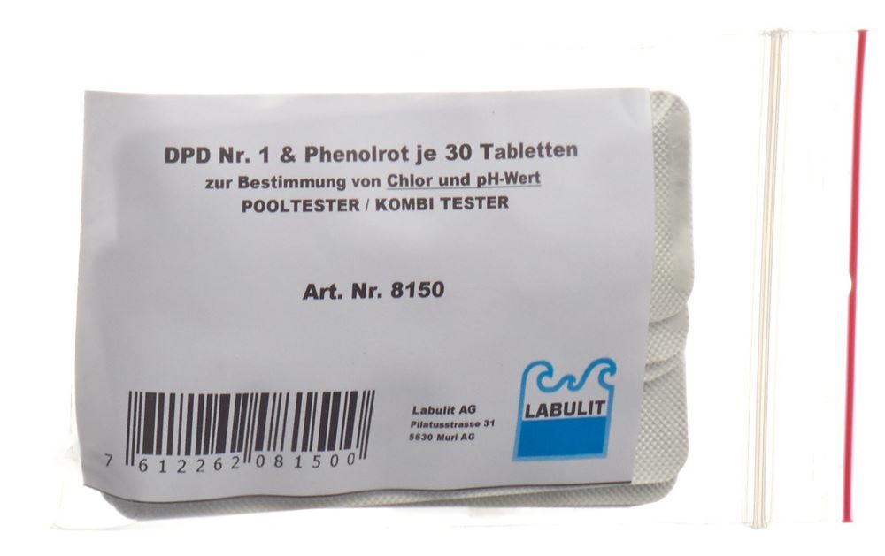 Labulit Pool Tester refill (30 chlor+30 PH) 60 Stk