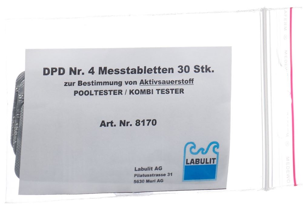Labulit Pooltester Ersatztablette DPD Nr4 30 Stk