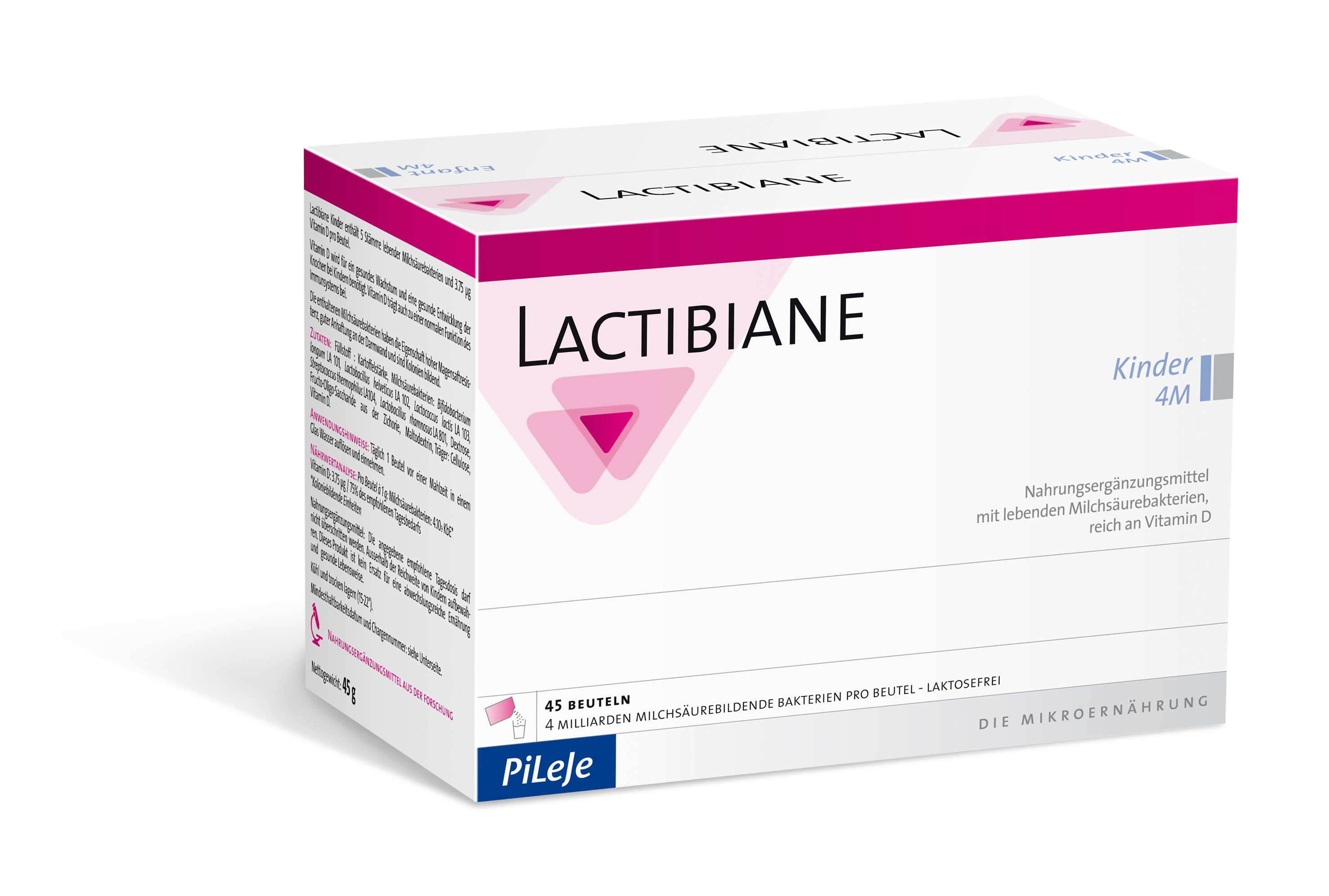 Lactibiane Kinder 4M Beutel 45 Stück