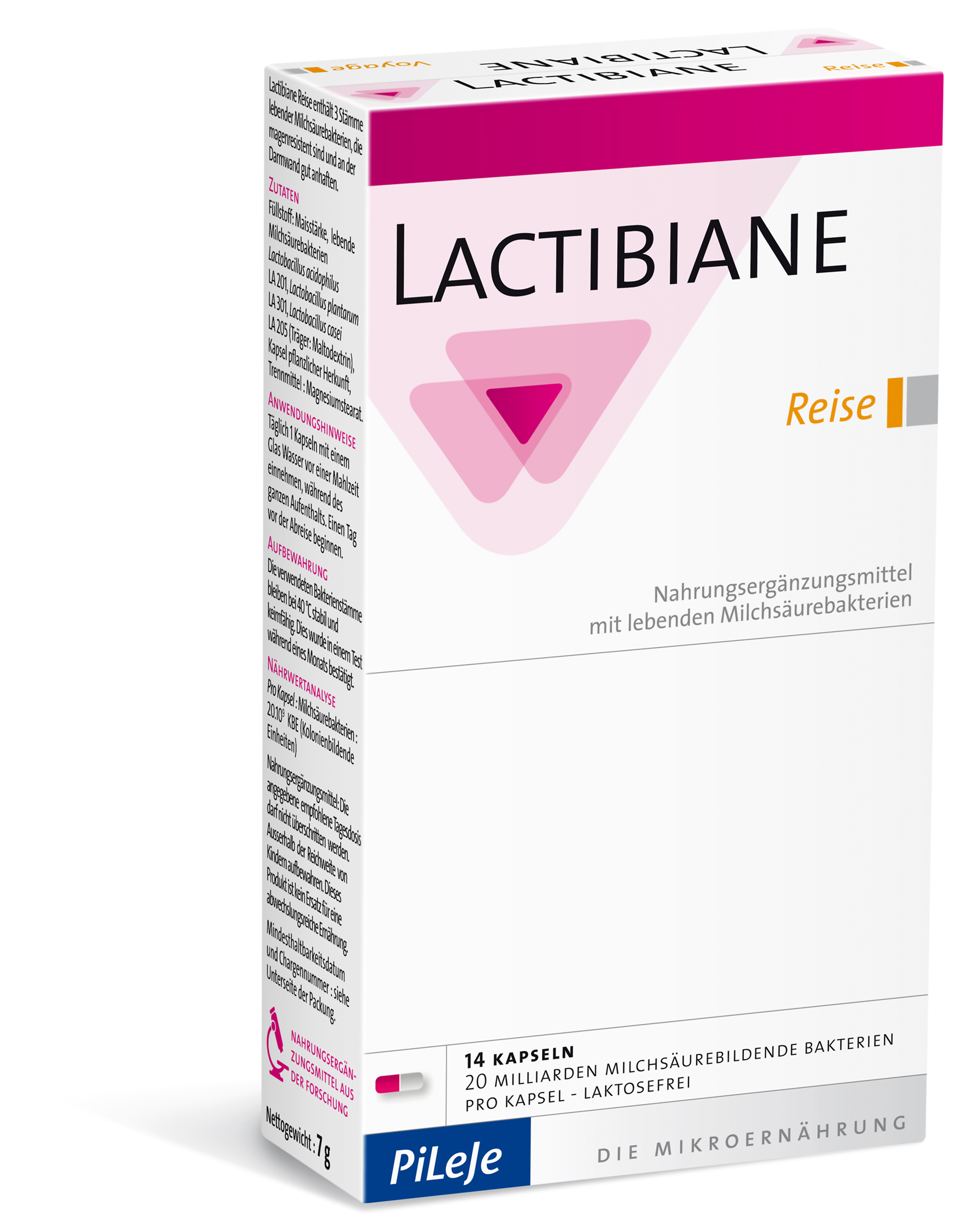 Lactibiane Reise 20M Kapseln 14 Stück