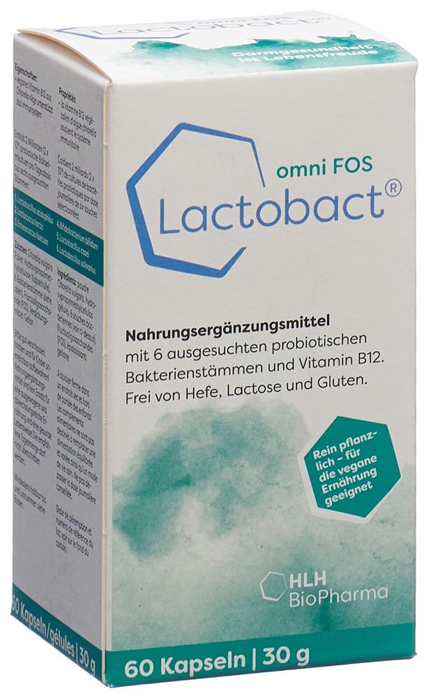 Lactobact Omni Fos Kapseln Ds 60 Stück