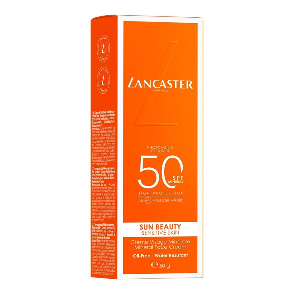Lancaster Sun Beauty Sensitive Mineral Face Cream Spf50 50 ml