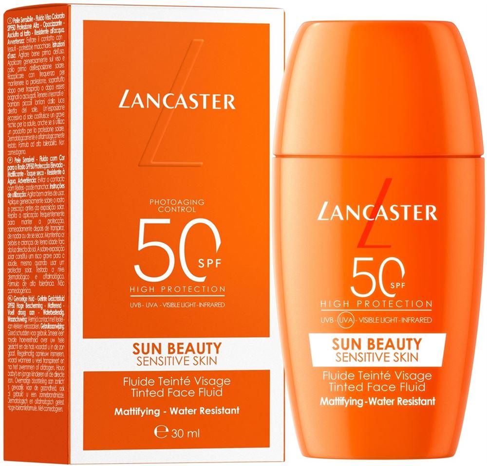 Lancaster Sun Beuaty Sensitive Tinted Face Fluid Spf50 30 ml