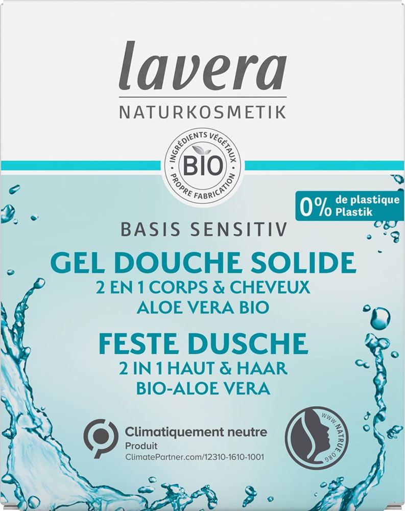 Lavera Feste Dusche 2in1 Haut & Haar basis sensitiv 50 g