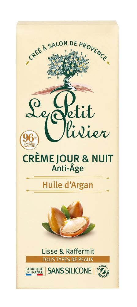 Le Petit Olivier Anti-Aging Tag- und Nachtcreme Arganöl (re) 50 ml