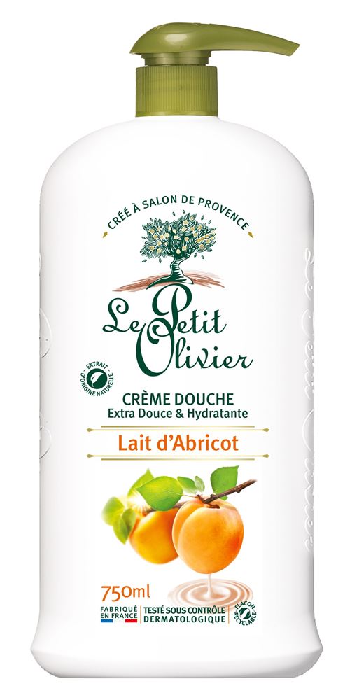 Le Petit Olivier Duschcreme Aprikosenmilch Hypoallergen Fl 750 ml