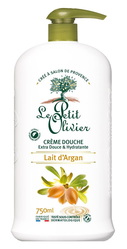 Le Petit Olivier Duschcreme Arganmilch Hypoallergen Fl 750 ml