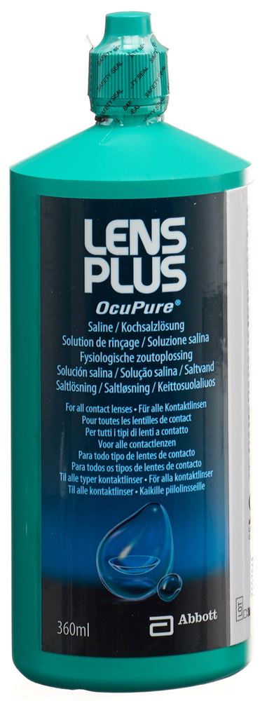 Lens Plus OcuPure Kochsalzlösung Fl 360 ml