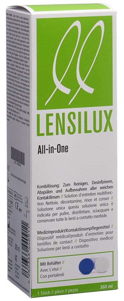 Lensilux All-in-One Kombilösung +Behälter Fl 360 ml