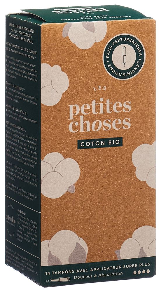 Les Petites Choses Tampons mit Applikator super plus Bio 14 Stk