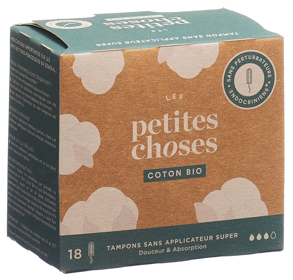 Les Petites Choses Tampons super Bio 18 Stk