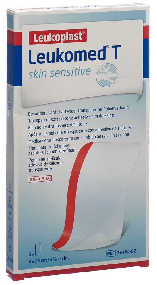 Leukomed T skin sensitive 8x15cm 5 Stk