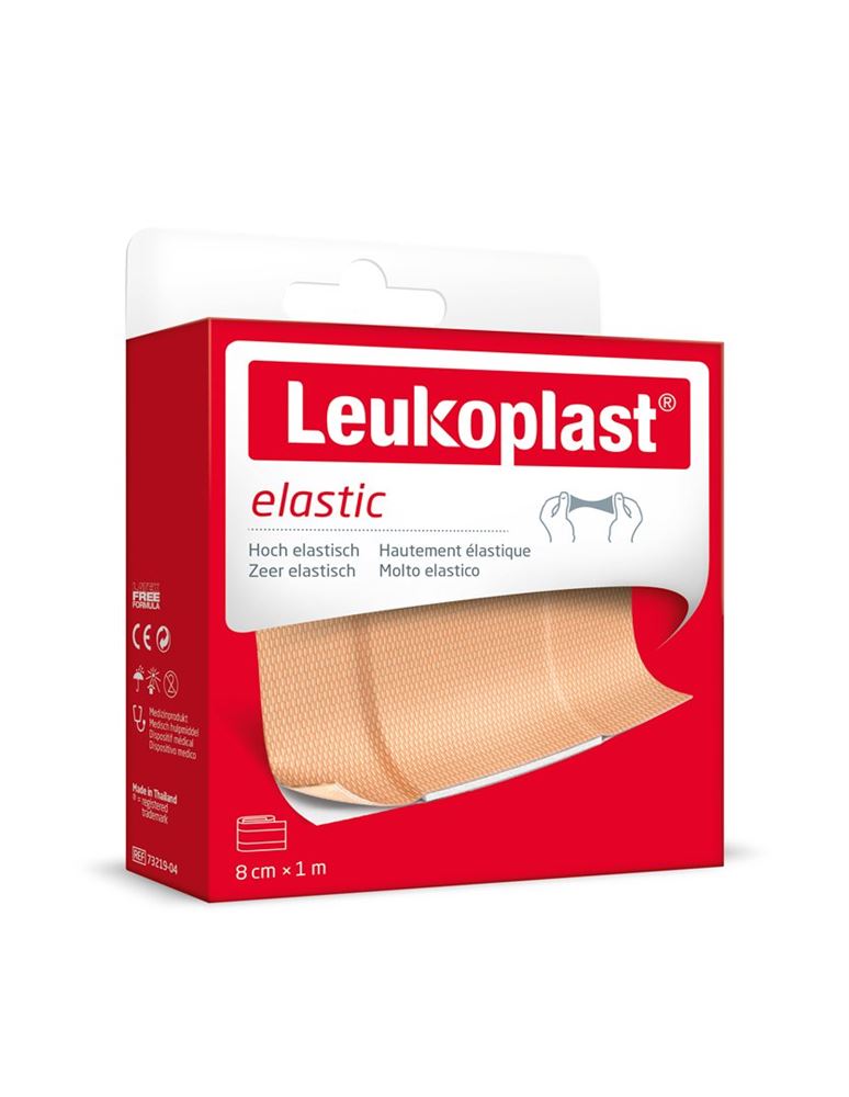 Leukoplast elastic 8cmx1m Rolle