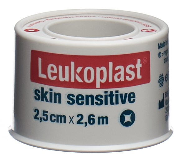Leukoplast skin sensitive Silikon 2.5cmx2.6m Rolle