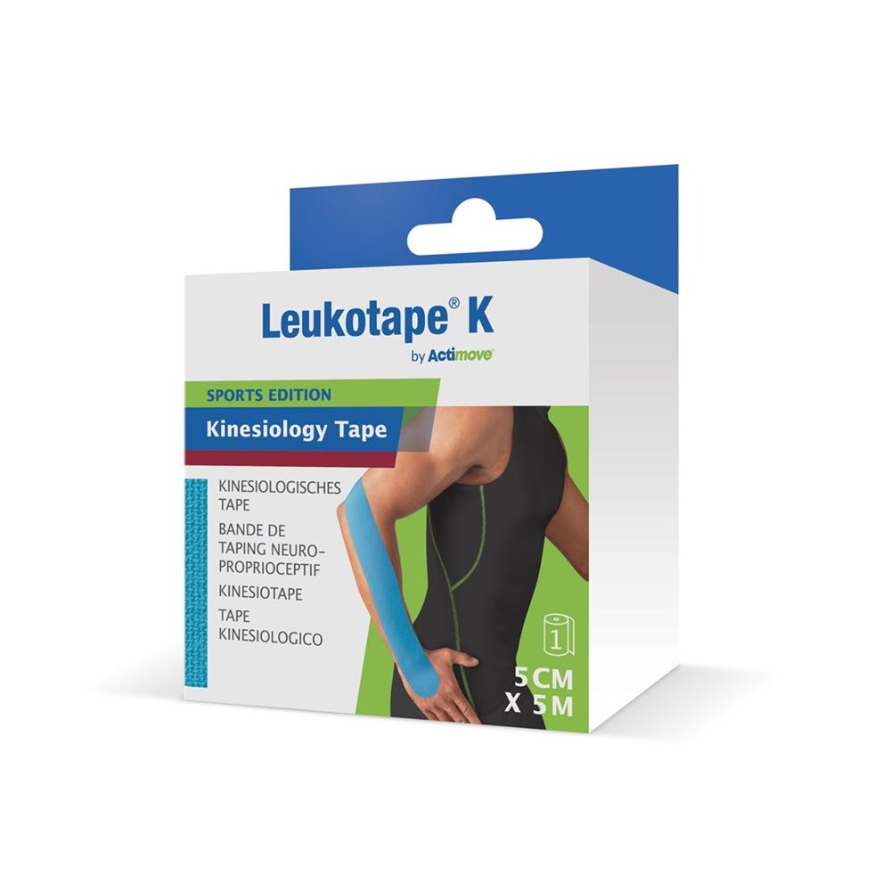 Leukotape K by Actimove 5cmx5m light blue
