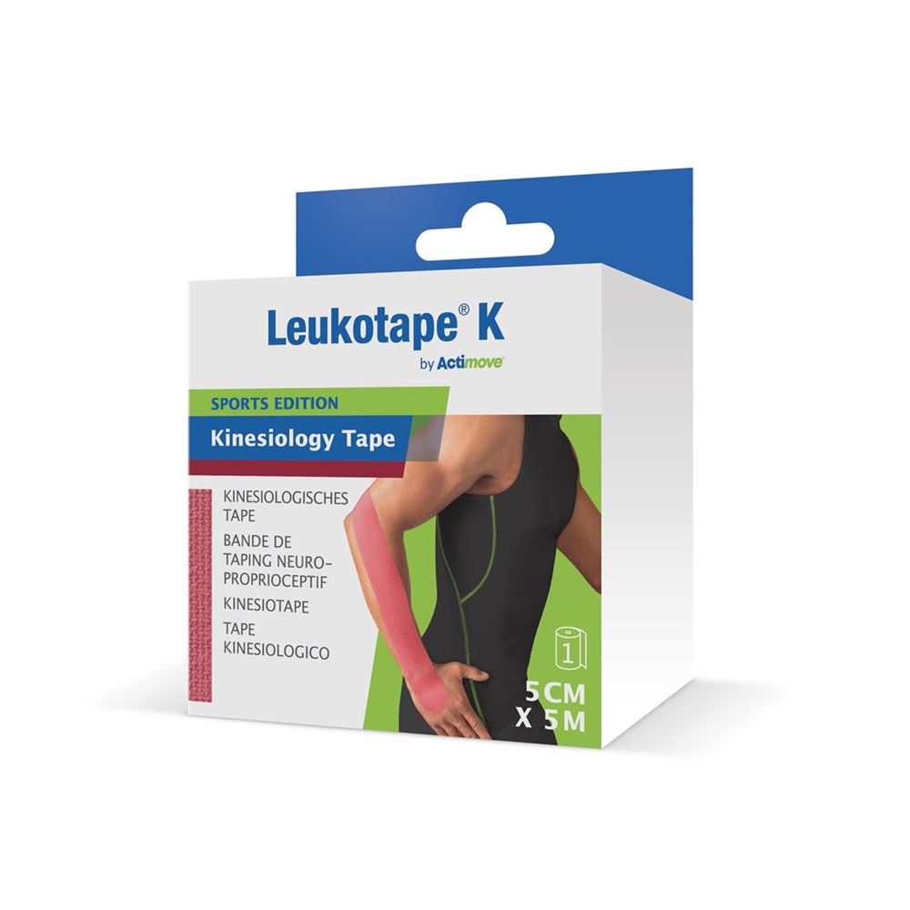 Leukotape K by Actimove 5cmx5m pink